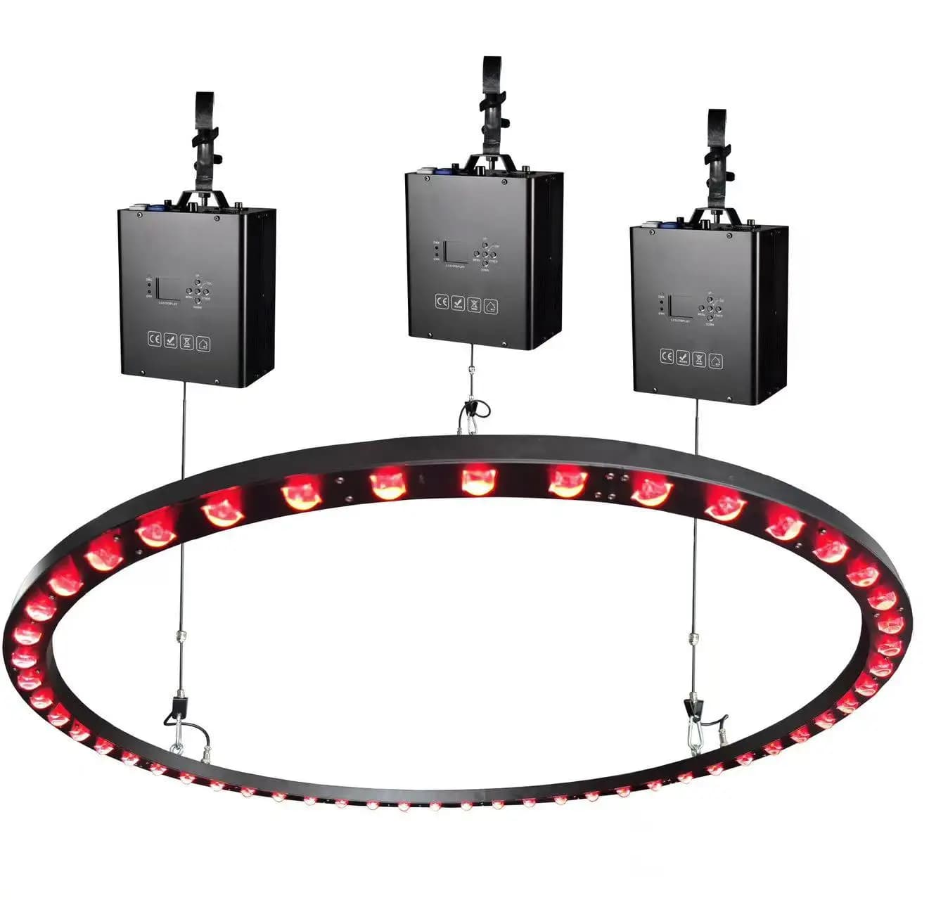 Verricello DMX per Sollevamento Luci LED, Anello Luminoso a LED per Discoteca