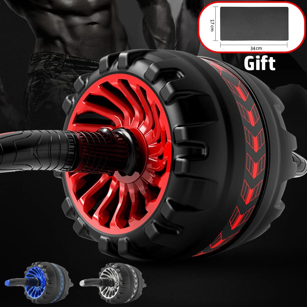 The silent abdominal wheel roller automatically bounces home gym abdominal muscle trainer body shaper construction abdominal roller equipment