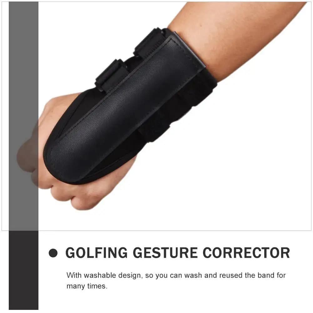 Allenatore per fissaggio cerniera da polso da golf, ausilio per la correzione dell'oscillazione per principianti, tutore di bloccaggio per altalena e postura consistenti