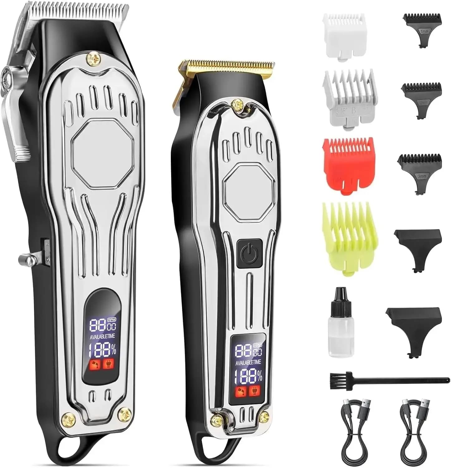 Tagliacapelli Sweker per uomo 2 pezzi Tagliacapelli professionale da barbiere Tagliacapelli elettrico