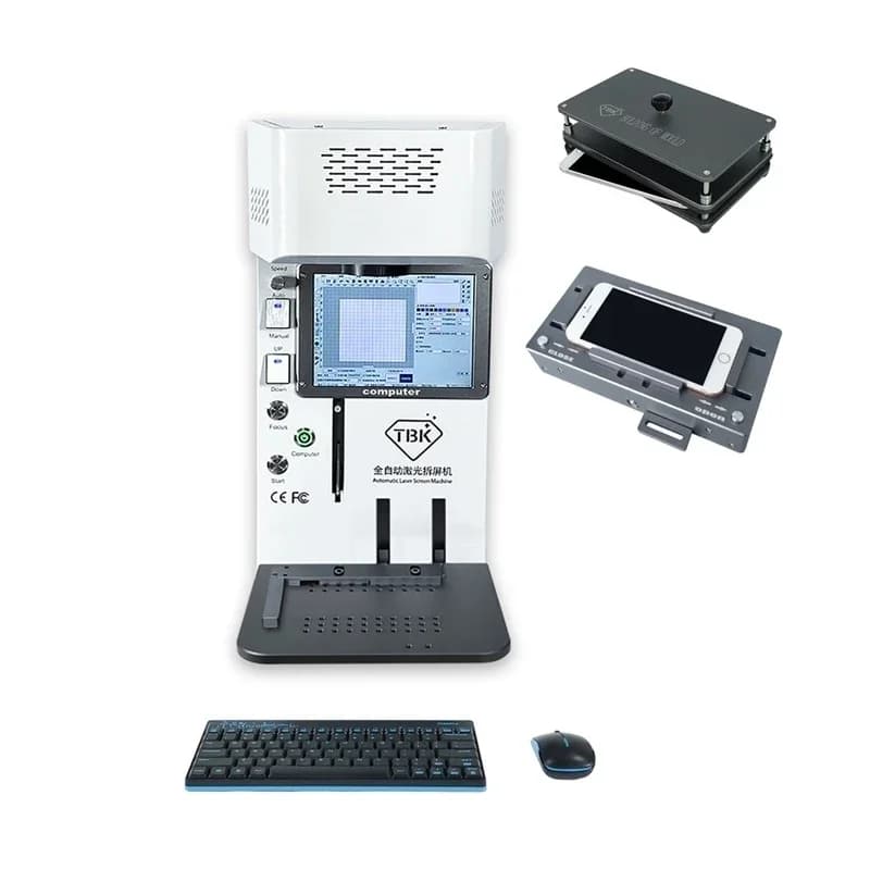 LY TBK 958B LCD Laser Machine with Automatic Focus 6W for iPhone Rear Cover Glass Frame Separation Machine for Engraved Computer