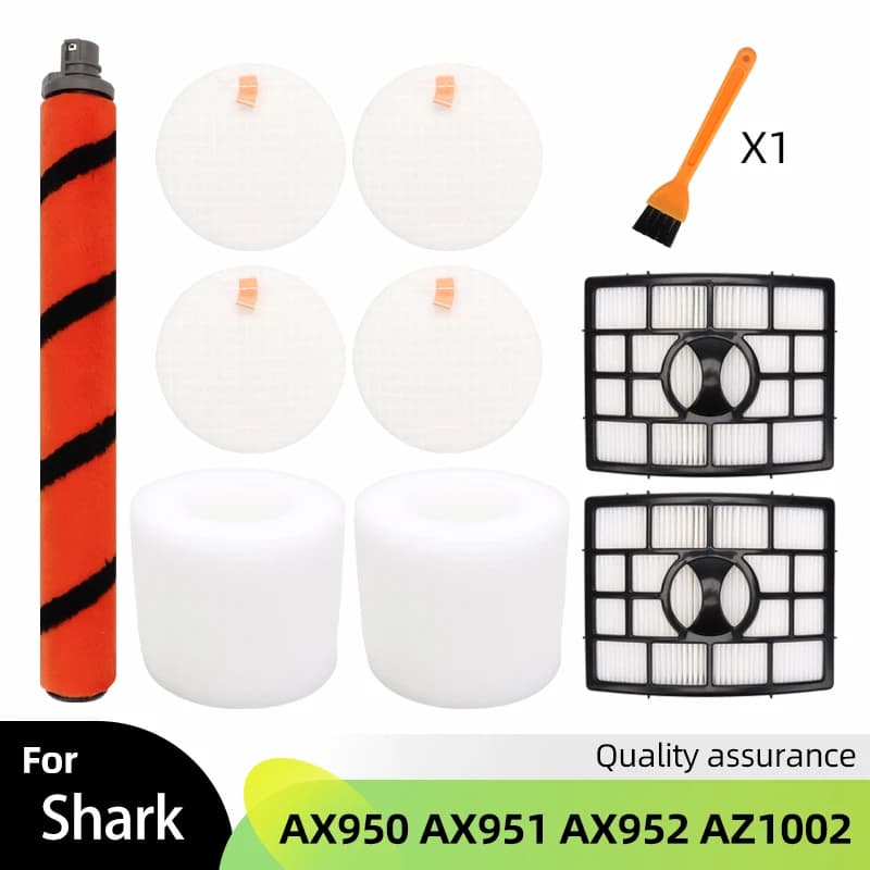Spare parts brush foam and felt filter for Shark AX950 AX951 AX952 AZ1002 vertical vacuum cleaner accessories