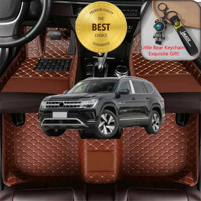 Misura su misura per VW Teramont SUV 2017-2026 Tappetini per auto Accessori per auto di lusso Tappetini per tappeti per auto Tappeti per guida a sinistra/destra