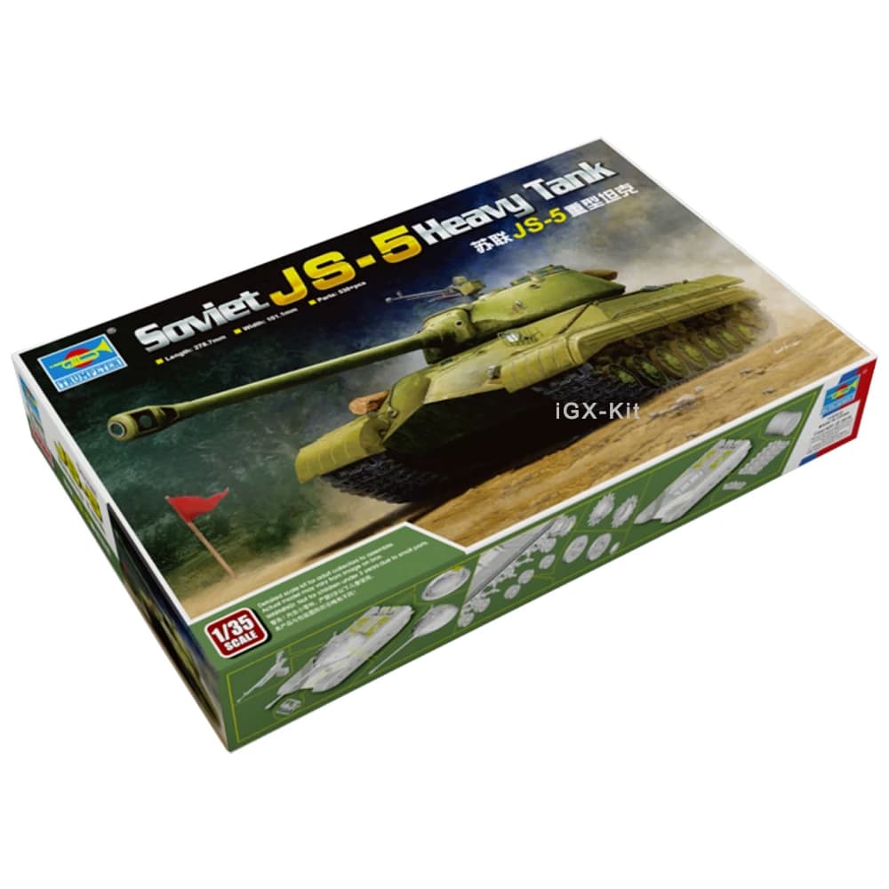 Trumpeter 09566 1/35 Sovietico JS5 JS-5 Carro Pesante Militare di Montaggio Regalo di Plastica Giocattolo Modello Kit di Costruzione