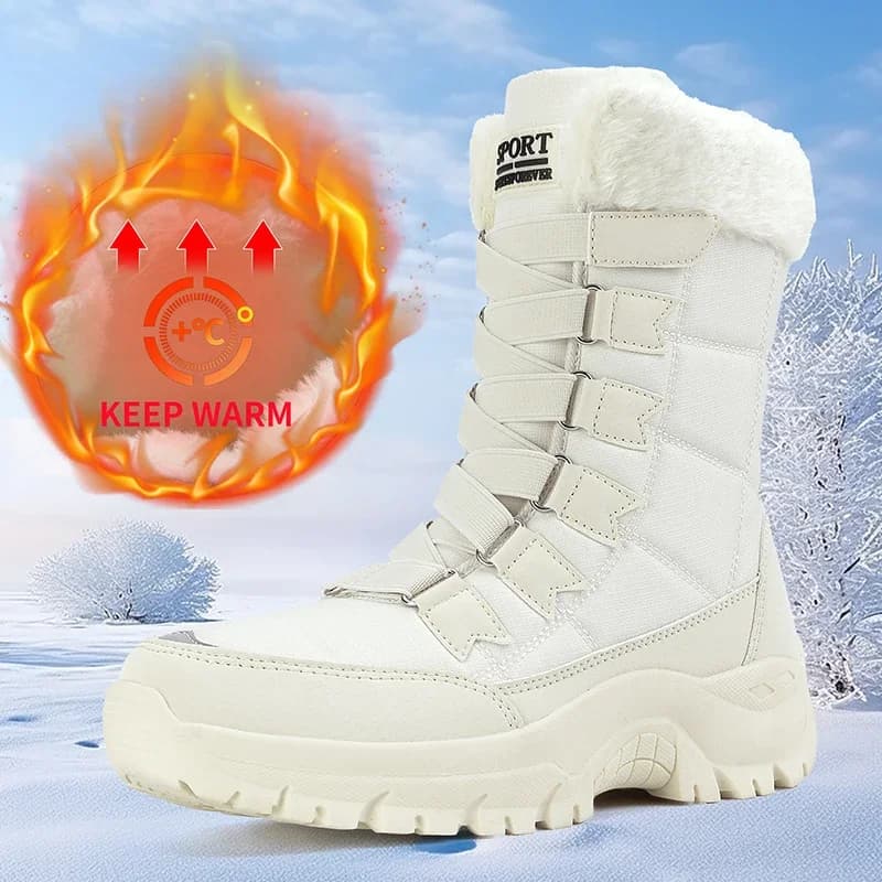 New Winter Women Boots High Quality Warm Women's Snow Boots Comfortable Ankle Boots Outdoor Waterproof Hiking Boots