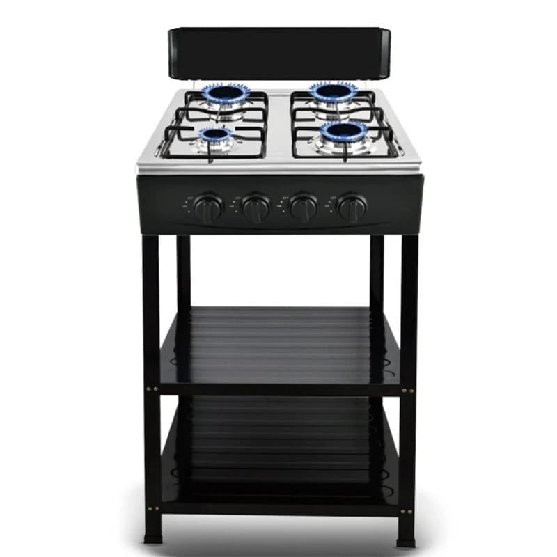 Vertical gas stove split type with tripod four-eye desktop simple