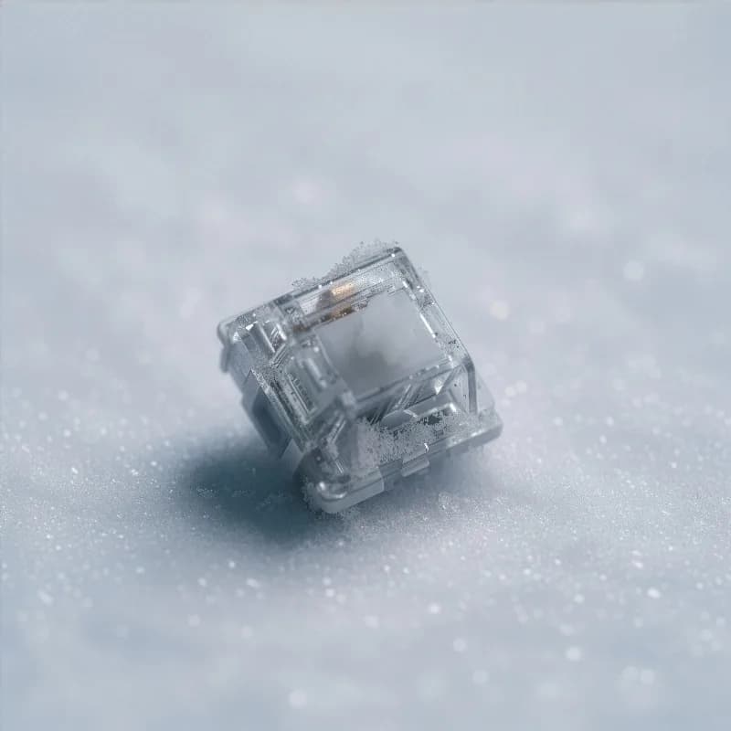 Custom Snowfall Switch, MX Linear Switch in POM PC for Esports Gaming Mechanical Keyboards, Fai-da-Te Accessories, Gift