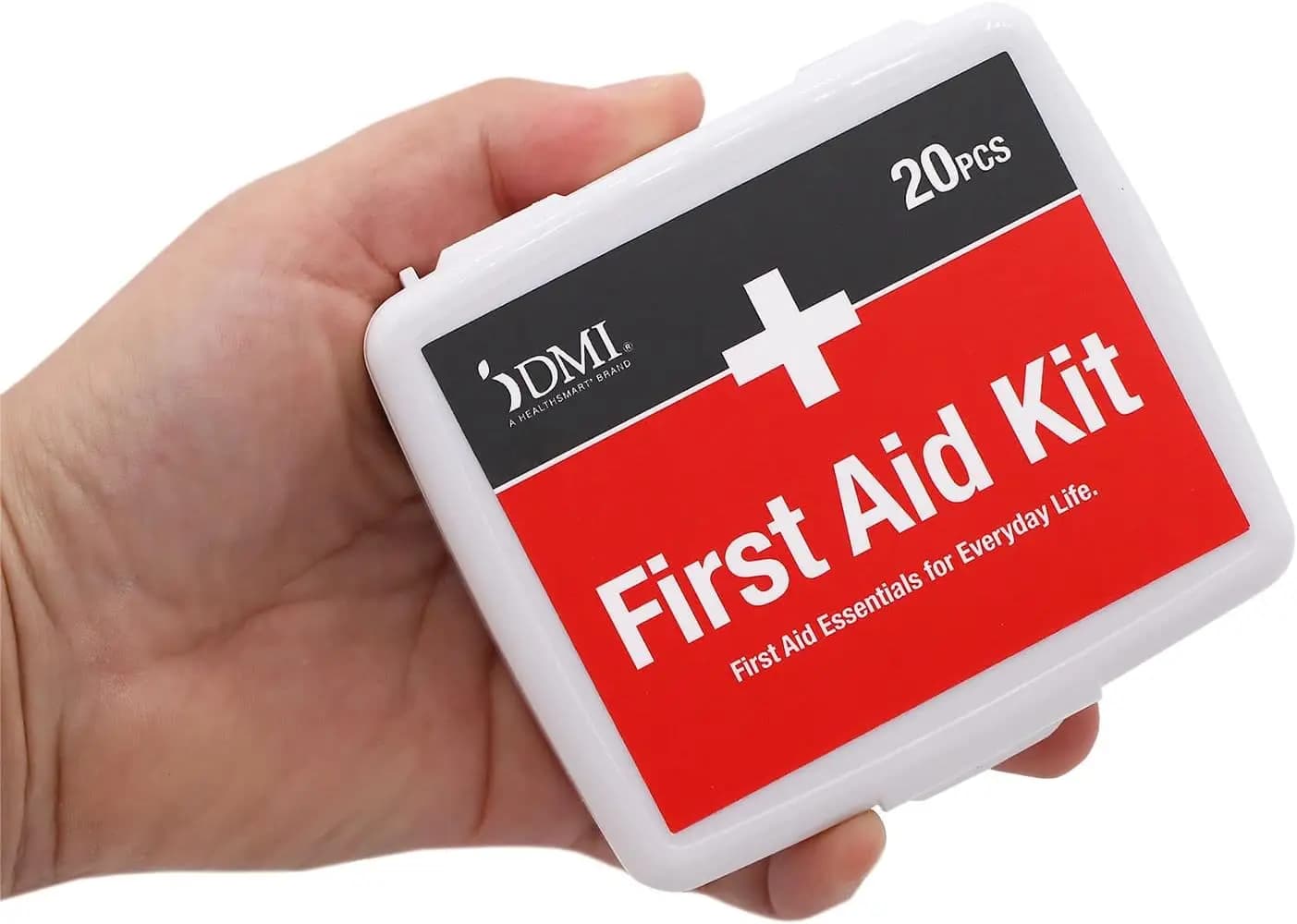 Mini Kit di Pronto Soccorso da 20 Pezzi, Compatto e Portatile per Viaggi, Auto, Casa, Custodia Impermeabile, Adatto per FSA/HSA