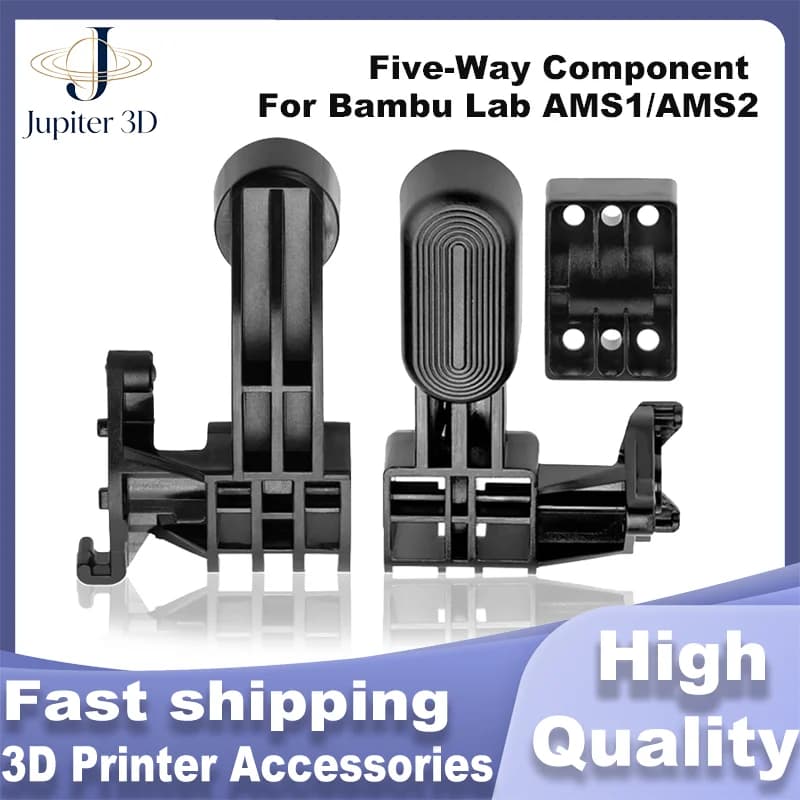 For Bambu Lab AMS 1 AMS 2 Five-Way Component Internal Hub Unit Wear Resistant Spring Push Rol For Bambulab AMS 3D Printer Parts