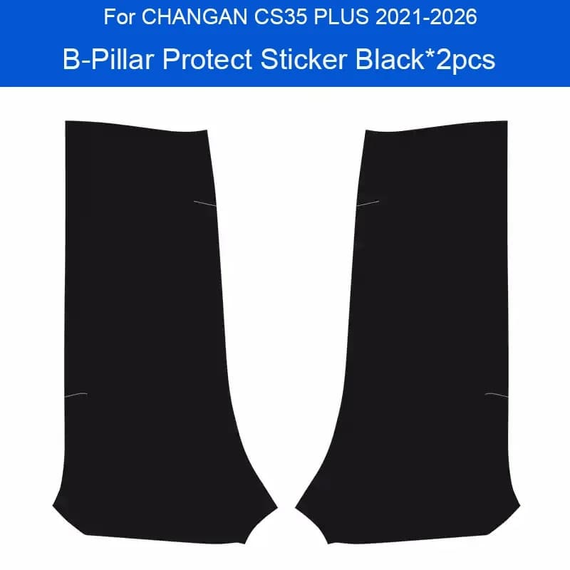 Auto B-Pillar Porta Tronco Proteggere Davanzale Pad In Pelle PU Anti-Calcio Zerbino Per CHANGAN CS35 PLUS 2021-2026 Scratch Sticker Auto Accessorio