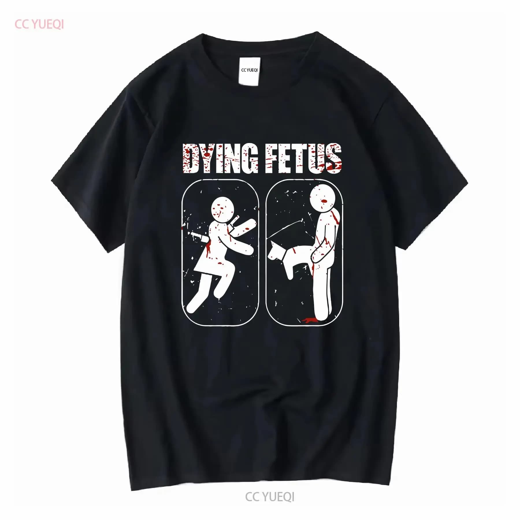 Dying Fetus Death Metal Band Kymryd T-shirt S 2XL vintage lavato moda streetwear Elegante versatile Unisex homme