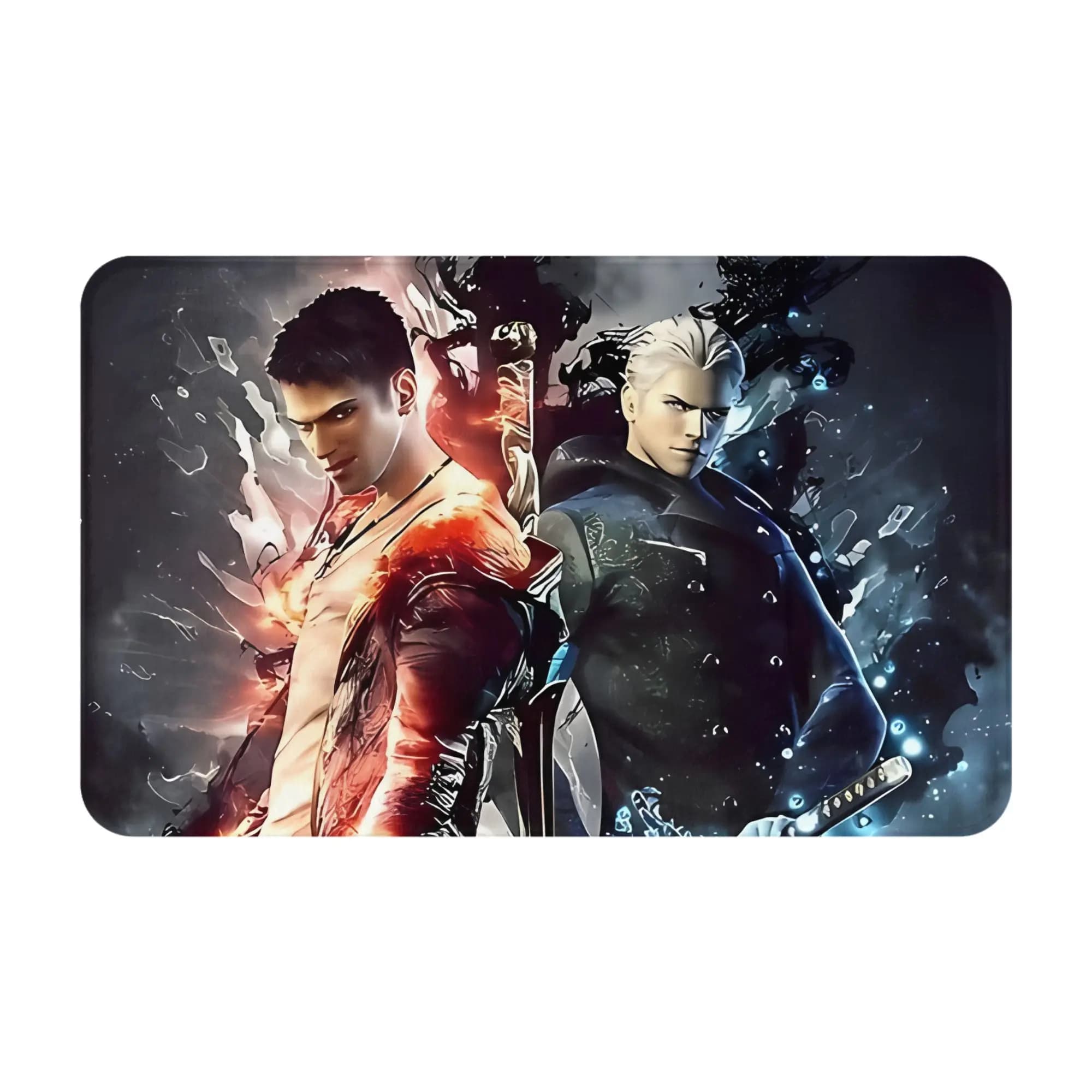 Tappeto d'ingresso Cry Painting Devil May Cry per decorazioni natalizie, tappetino da camera da letto, tappeto da soggiorno, decorazioni per la casa