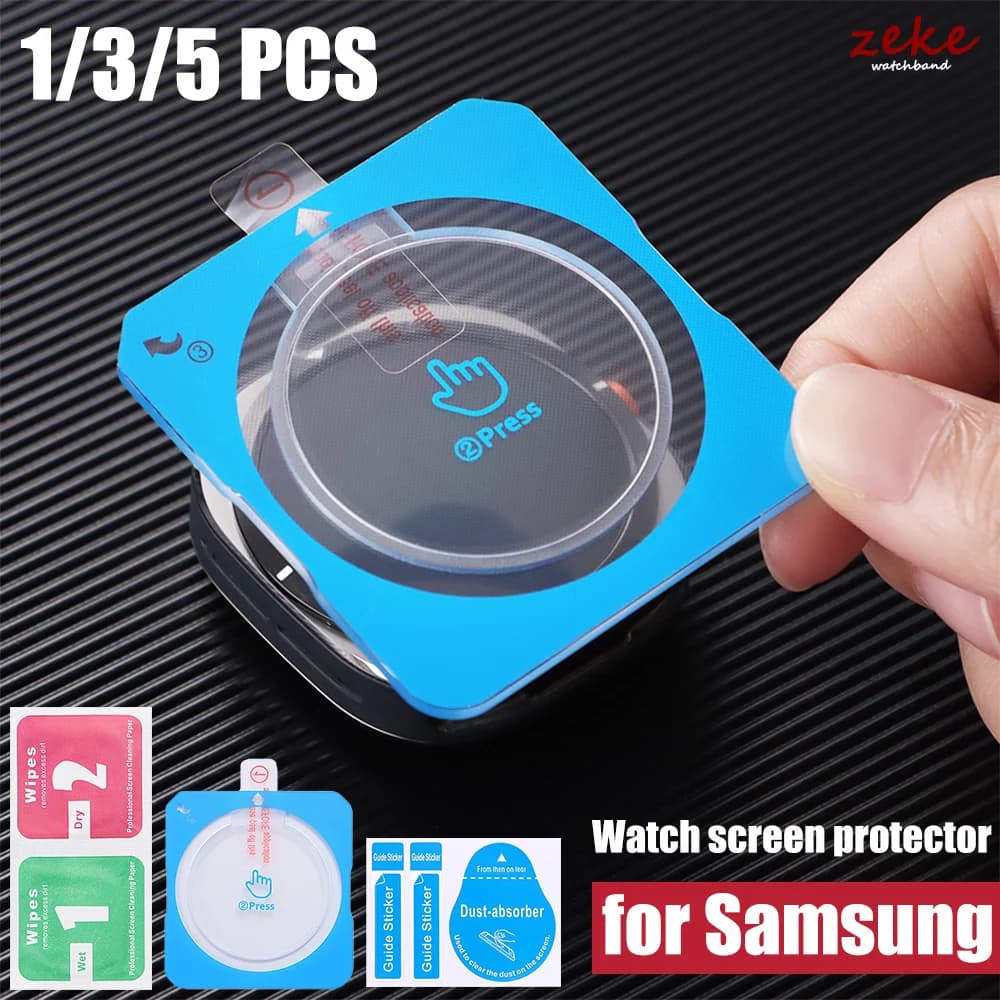 HD Tempered Glass Transparent Screen Protector Film for Smartwatch Easy to Install for Samsung Galaxy Watch 8 Classic/Watch8 40MM 44MM