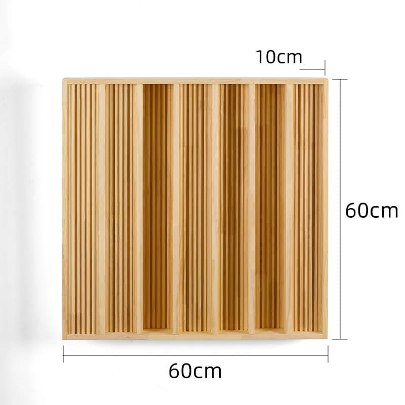Pannello di Diffusione Acustica in Legno a 29 Gradini, Nuovo di Zecca, 60x60x10cm, Piastra in Legno di Pino per Miglioramento del Suono in Ambienti Musicali dal Vivo