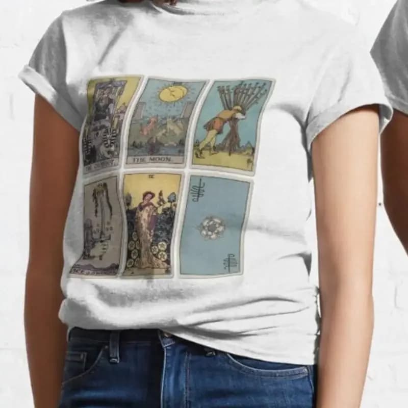 Tarot T shirt Card Astrology Death