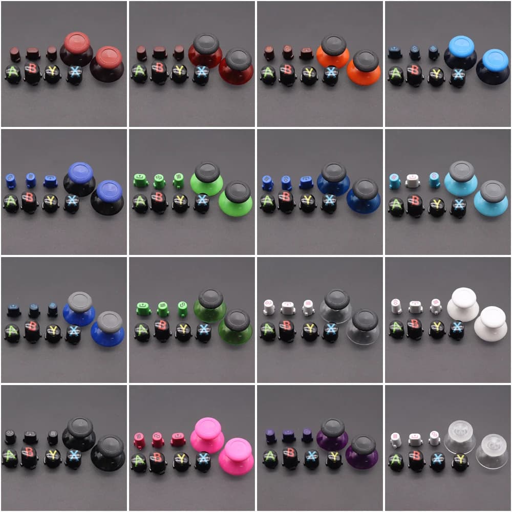 Per XBox Serie XS Core Controller Thumbsticks ABXY Visualizza Menu Condividi Bottoni Mod Kit Sostituzione Gamepad Parti di Riparazione