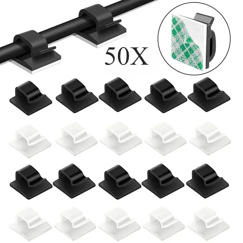 Accessori per fascette per cavi per auto Linea di guida Clip di gestione della linea autoadesiva Disposizione dei cavi di cablaggio Attrezzature elettriche WINDER