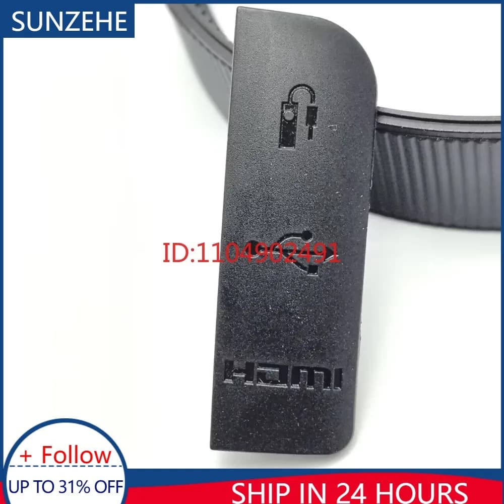 NUOVO per Canon EOS 1100D USB Coperchio in gomma Porta HDMI-compatibile MIC Cap Interfaccia Copertura Parte di riparazione della fotocamera digitale