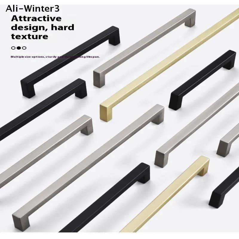 【Wtr3】()1 Pezzo Maniglia in Metallo per Mobili Fai-da-te, Maniglie per Armadietti 10-33CM, Pomelli di Ricambio per Cassetti e Ante