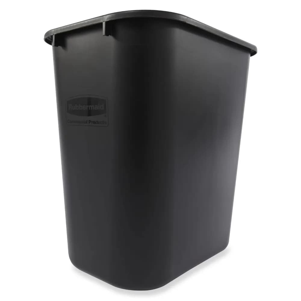 Large 28 Quart Capacity Trash Can Garbage Bin Wastebasket for Kitchen Office Home