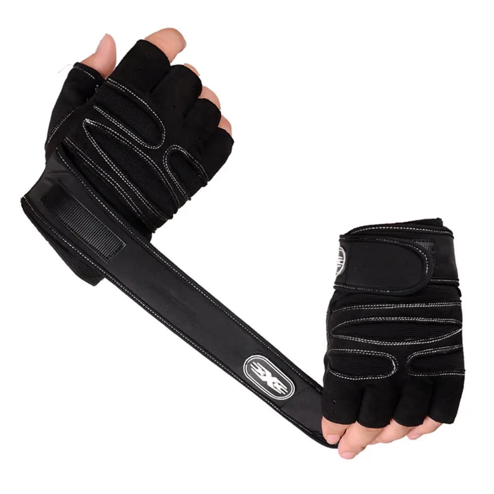 Weight Lifting Gloves for Men Women Gym Workout Training Breathable Microfiber Skid Resistance Protection Gloves for Dumbbell