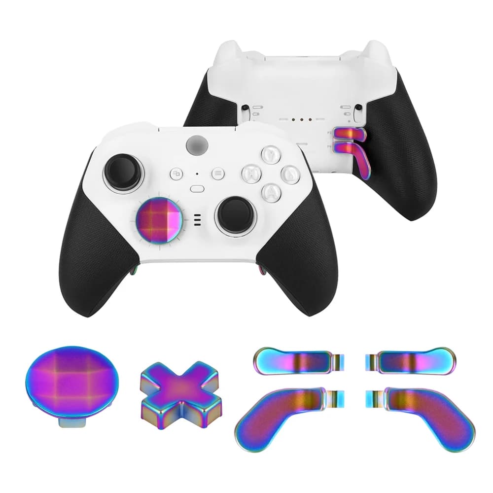 Thumb stick di ricambio D-Pad per Xbox One Elite Series 2 Pulsante trigger controller Pulsante palette in metallo 6 in 1
