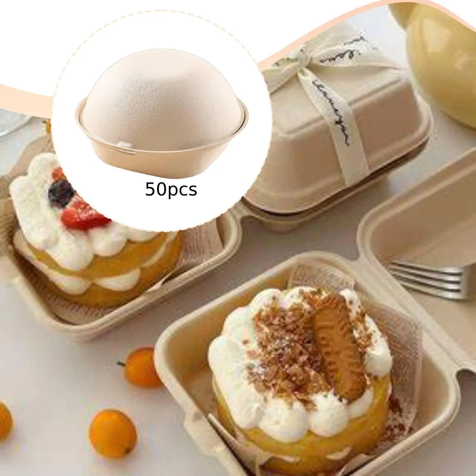 Food Container Fruit Box Leak Resistant Strawberry Farmers Market Backyard Party Meal Prep Hamburger Bento Box Pulp Lunch Box