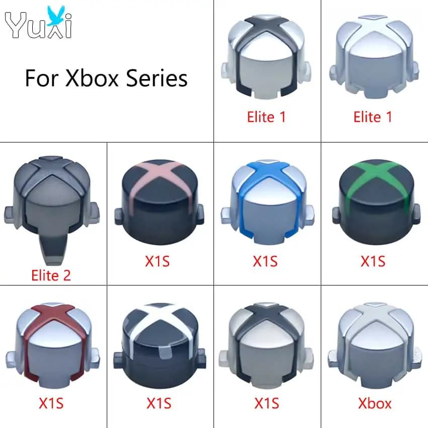 YuXi 1pc di ricambio per Xbox One Series Elite 1 2 Controller pulsante Home Gamepad avvio ritorno interruttore posteriore chiave guida di alimentazione