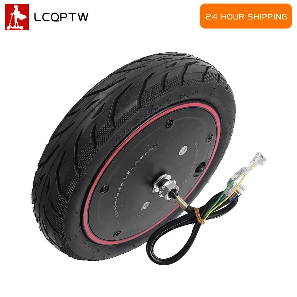 Gruppo Motore e Pneumatico 36V 350W per Monopattino Elettrico Xiaomi 4 Pro, Accessori, Ruota da 10 Pollici 60/70-7.0, Parte di Ricambio