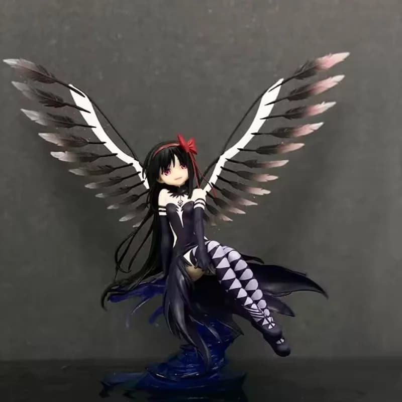Figura di Akemi Homura da Puella Magi Madoka Magica, Statuetta in PVC, Modellino da Collezione, Decorazione da Scrivania, Regalo