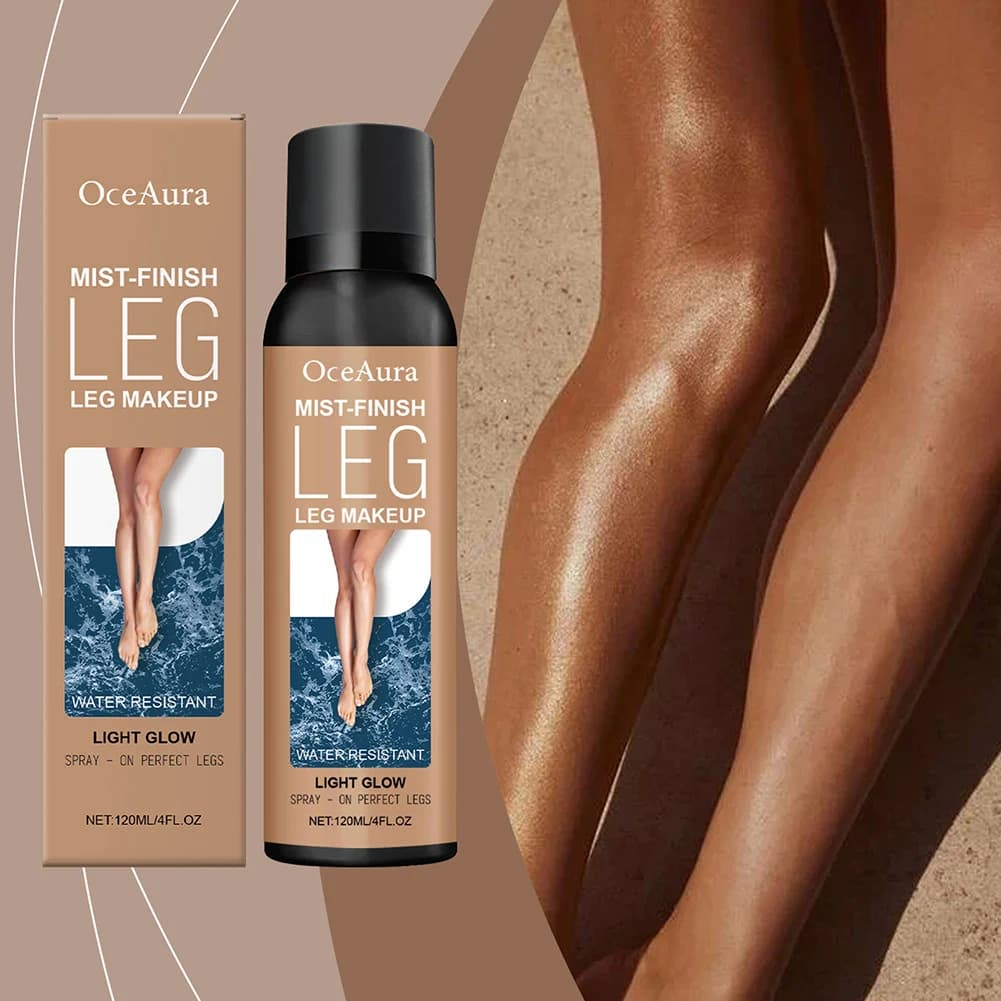 Spray per gambe da 120 ml, impermeabile, senza trasferimento, cicatrici per il corpo delle gambe, coprire il trucco, fondotinta per il corpo a lunga durata per varie cicatrici