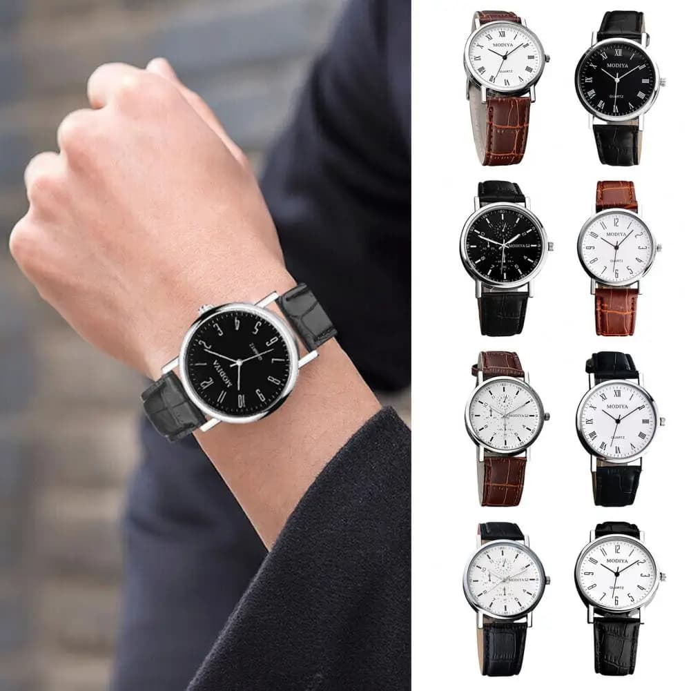 Men's Watches Chronograph Analog Watch Men's Casual Quartz Watch Classic Men's Watch With Wrist Strap Gift