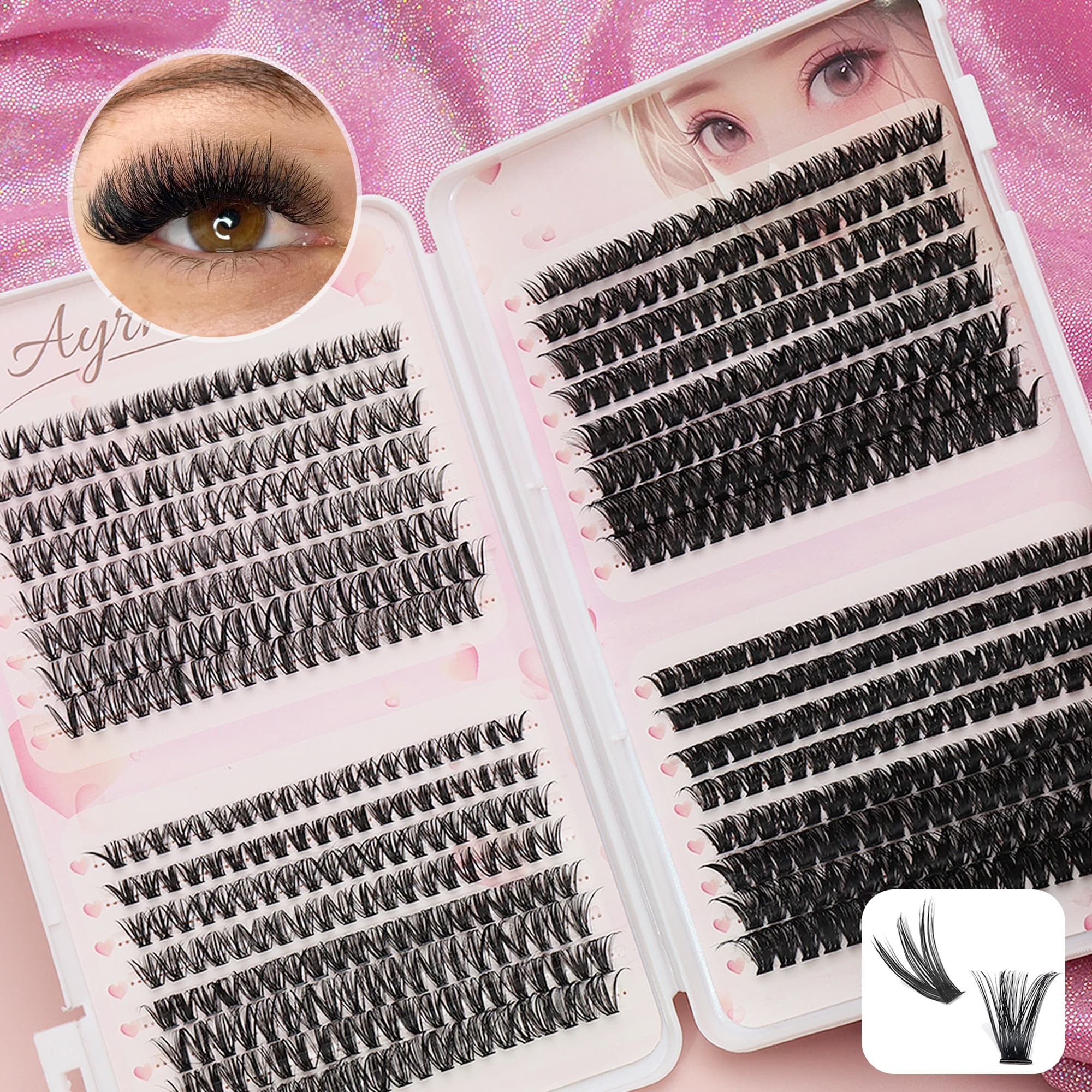 Blowjob clash do-it-your-style charm blend extension eyelashes tool for make-up Russian soft 3D mink eyelashes daily work