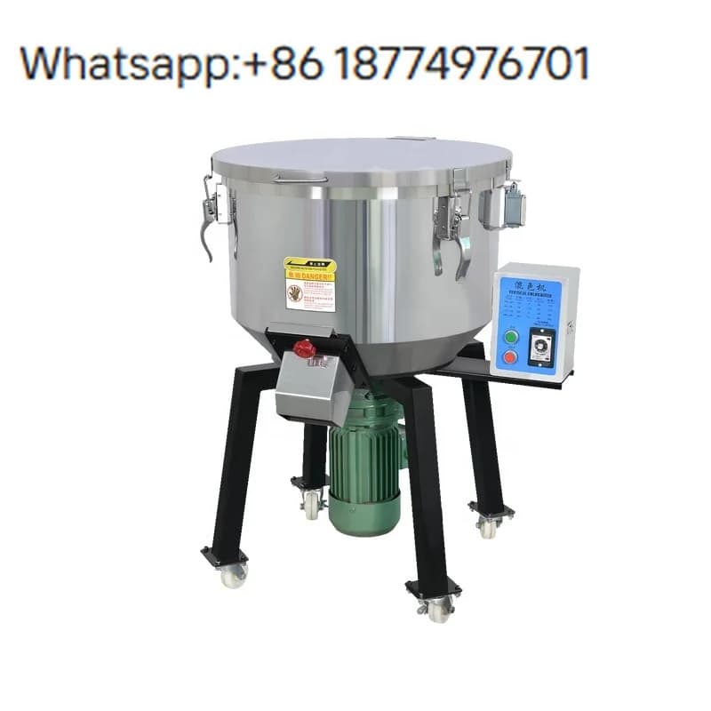PengQiang vertical mixer for plastic pellets, circular helical mixer with drying