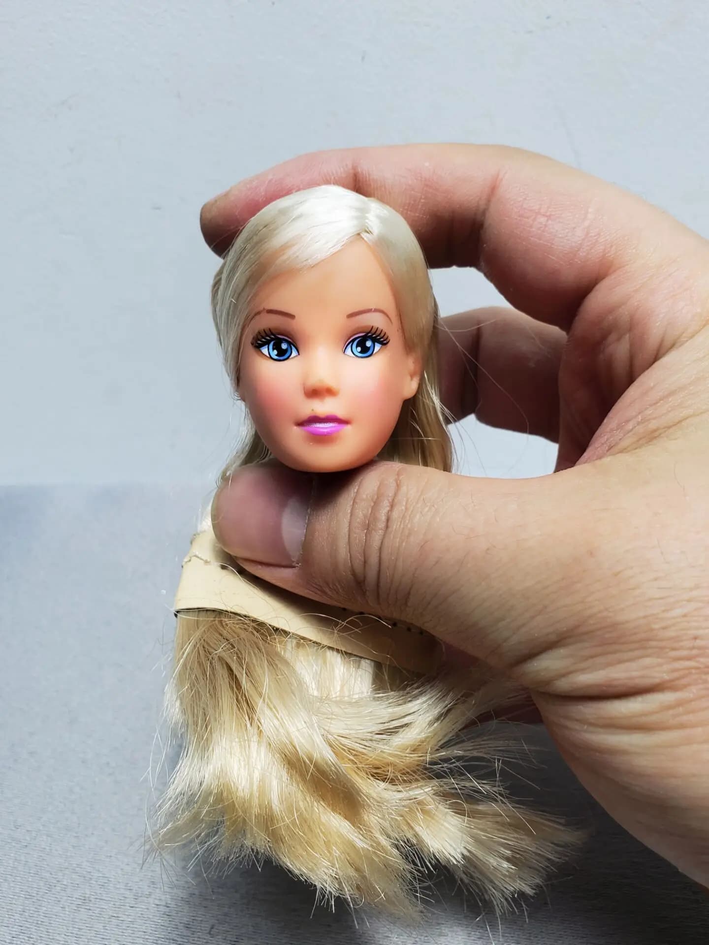 Giocattolo SIMBA Scala 1/6 Trucco completo Look Nuovissima testa di bambola per i fan fai da te