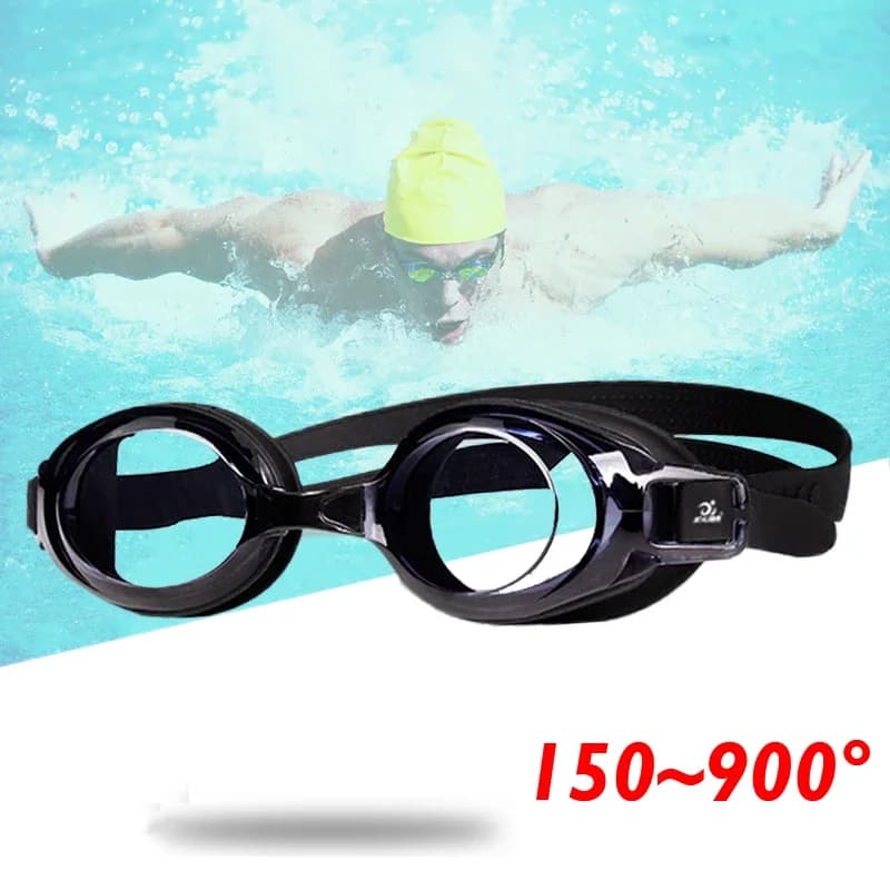 -1.5 ~-9.0 swimming glasses myopia waterproof swimming glasses anti-fog diving glasses in Silicone adult diopters children