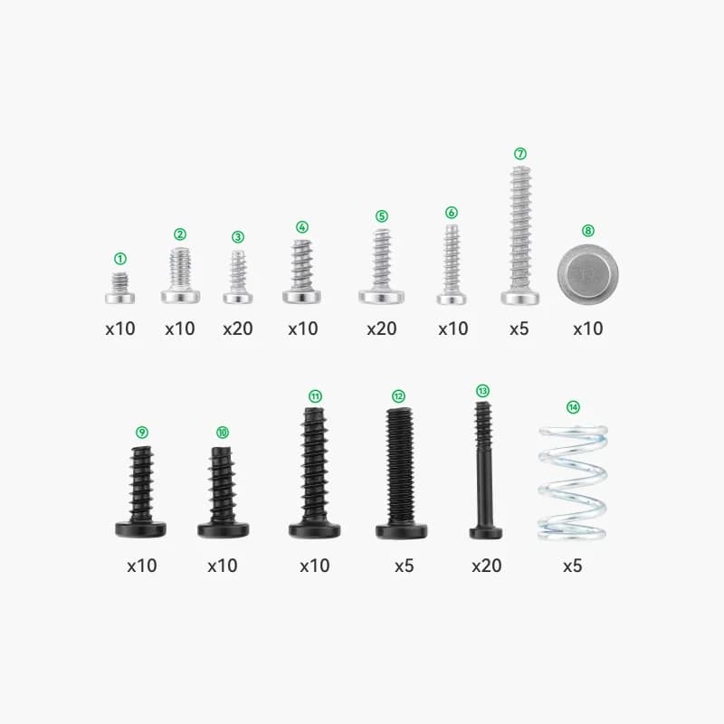 A1 series screw set for Bambu laboratory 3D printer [suitable for AMS) for maintenance
