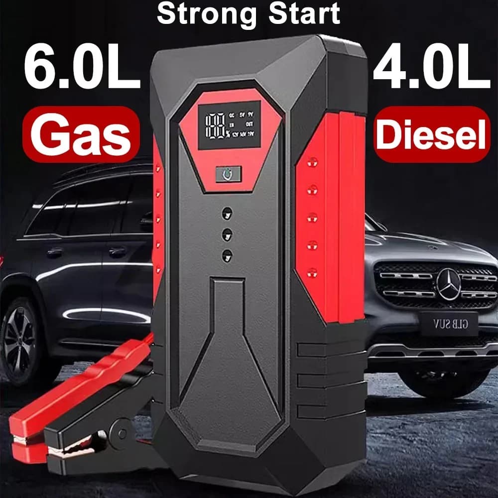 1200A Portatile Auto Salto di Avviamento 18000mAh Accumulatori E Caricabatterie Di Riserva Auto Booster Caricatore 12V Dispositivo di Avviamento Benzina Diesel Auto di Emergenza Booster