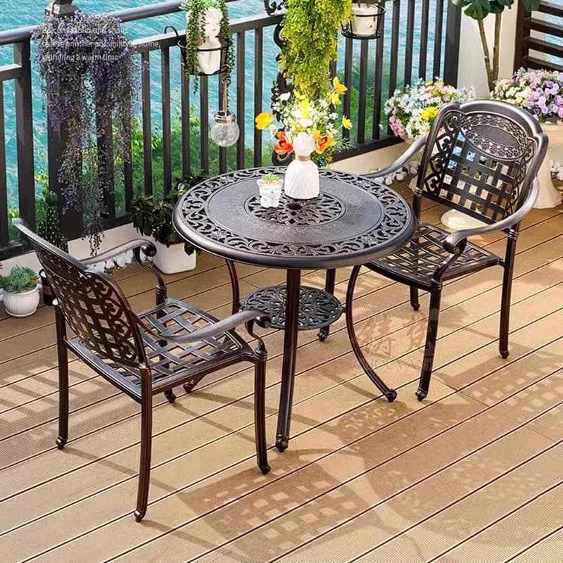 Lounge mobile Set di mobili da giardino Caffè Scrivania da esterno Tavolino Sedie Corridoio Studio Gaming Designer Mesa Salon Furniture