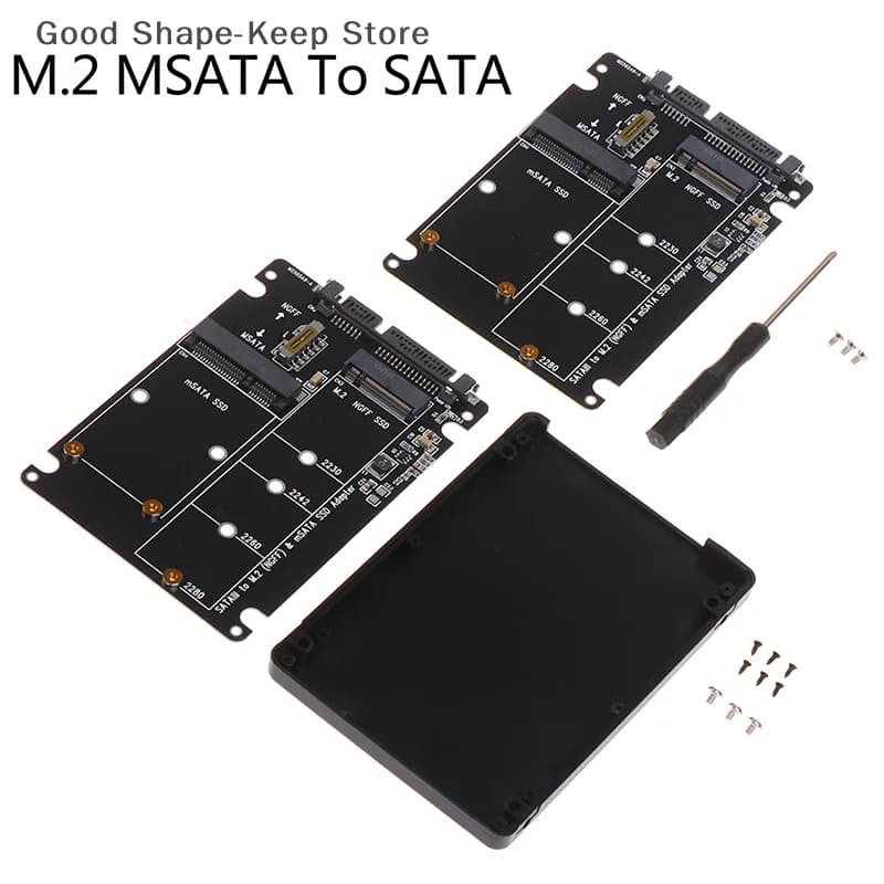 Custodia HDD esterna da NGFF a SATA 3 - Scheda adattatore protocollo SATA MSATA SSD M.2 per un facile trasferimento e archiviazione dati