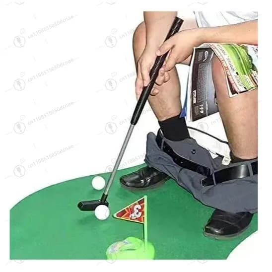Esportazione popolare palla da golf per WC, mini set di giocattoli sportivi per l'intrattenimento per il tempo libero, lotto di vendita diretta in fabbrica