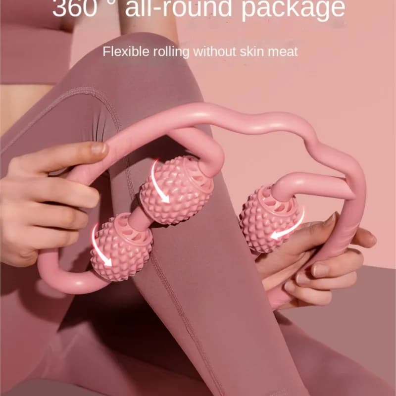 Circular Roller Leg Massage Slim legs muscles relax eliminate artifact type equipment for thin roller axis legs in foam