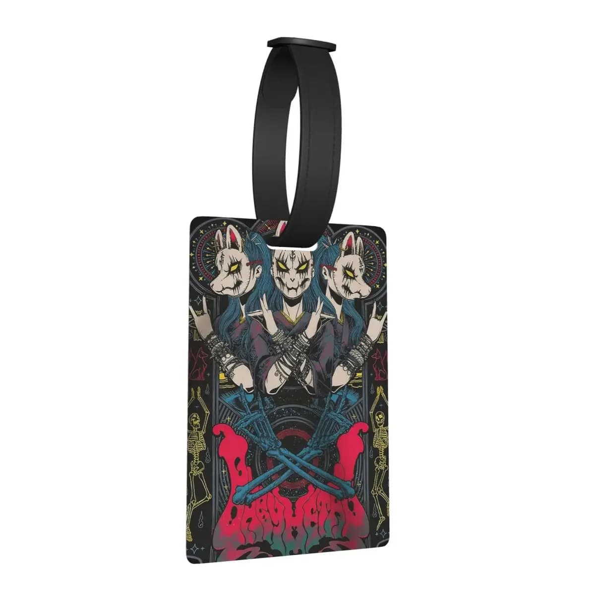 Etichette per Bagagli Babymetal Tour, Accessori per Valigie, Targhette per Bagagli da Viaggio, Porta Etichette con Nome e Indirizzo