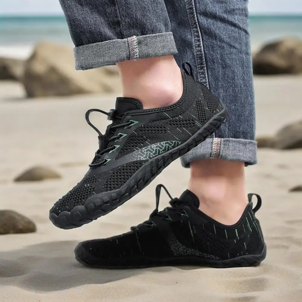 Scarpe unisex a punta larga a piedi nudi per donna Scarpe da uomo traspiranti per camminare Arrampicata su roccia Wrestling Trail Running Sneakers