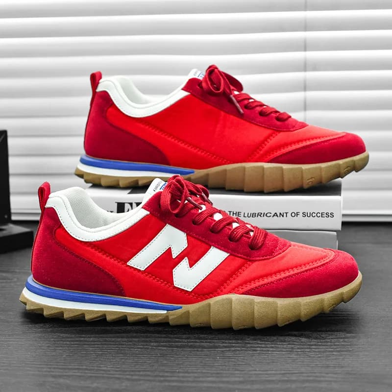 Scarpe da ginnastica da uomo Scarpe da corsa Scarpe da jogging comode Scarpe da ginnastica firmate rosse verdi Scarpe da ginnastica di lusso Scarpe casual traspiranti