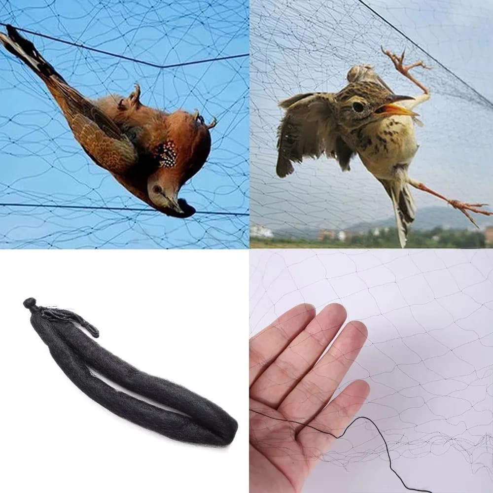 Nuovo 6-30m Rete per uccelli Trappole di plastica Colture Anti Bird Catcher Rete Protezione a prova di uccelli Stagno Rete da pesca Strumento di controllo dei parassiti
