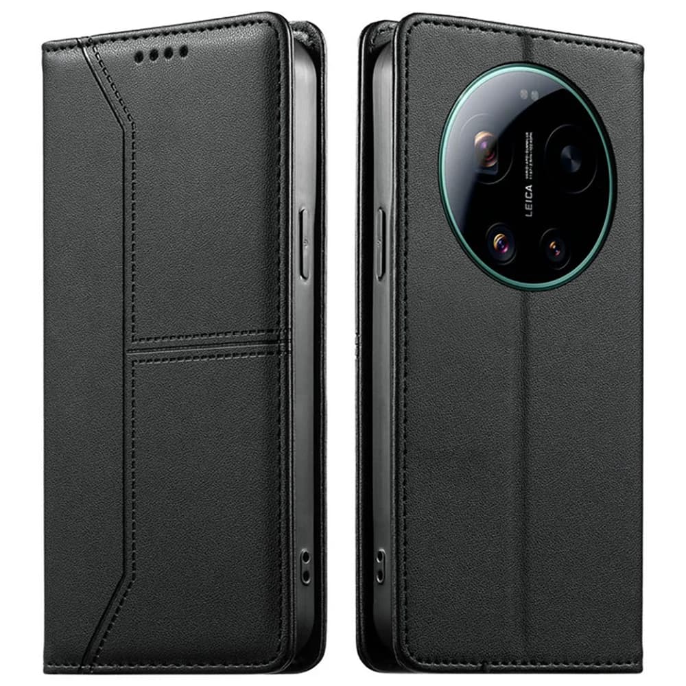 Custodia a Portafoglio in Pelle con Blocco RFID per Xiaomi 17 Ultra 5G, Cover di Lusso a Libro Magnetica per Xiaomi 17 Ultra