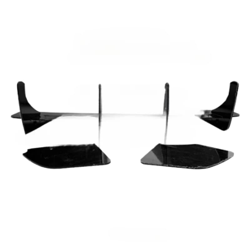 For VW Scirocco Bumper Lip 4 Piece Rear Blade Diffuser