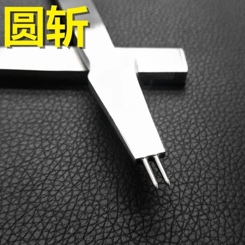 Round Punch: Handmade DIY Leather Hole Punching Bag Inner Liner Tool Round Hole Punch with Fine Grinding Cutting Teeth