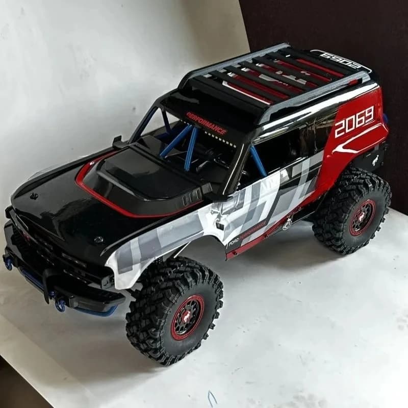 Roof Roll Cage & Luggage Rack for 1/8 MJX H8P, No Modification RC Crawler Scale Decoration Upgrade Parts/Roof Roll Cage